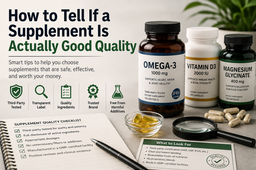 supplement quality third-party testing certification