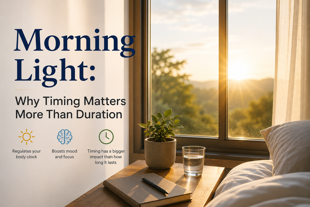 morning light circadian rhythm sunlight timing