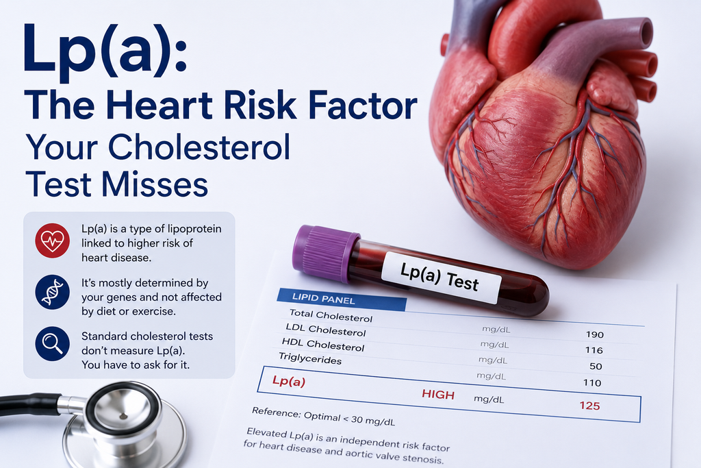 Lp(a) lipoprotein a heart risk factor test